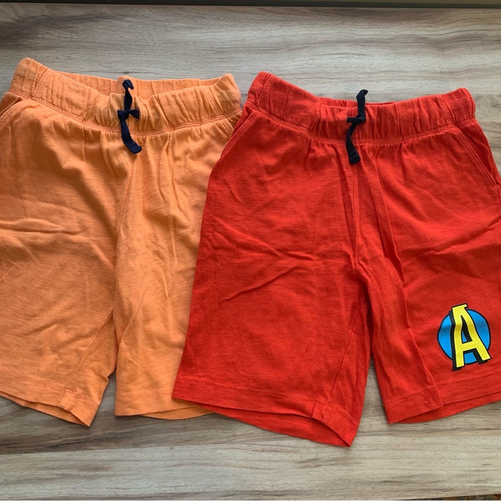 Spotted Zebra Marvel Boys Shorts 8 M Avengers cotton Elastic waistband